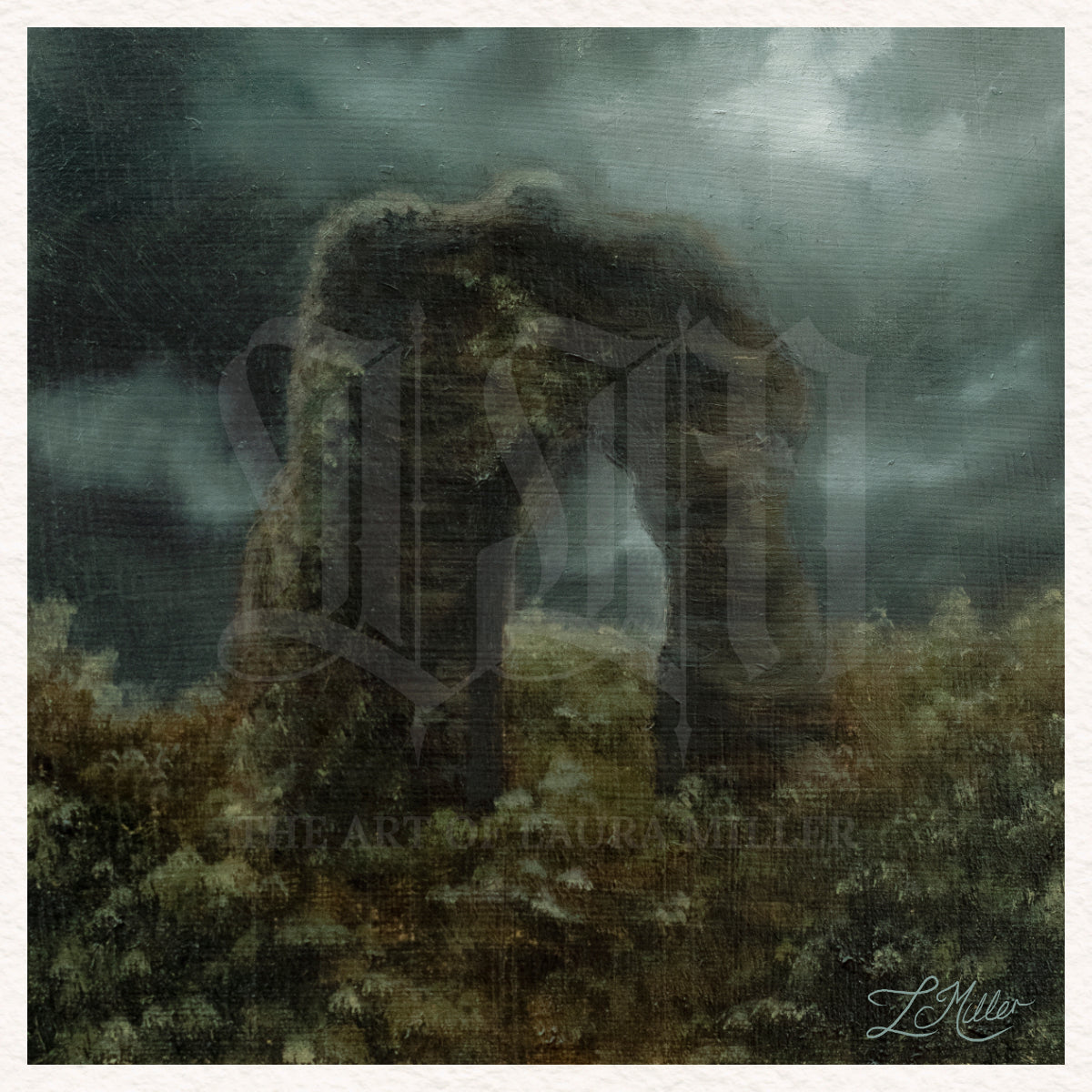 "Stormy Skies & Ruins" Unframed Fine Art Print