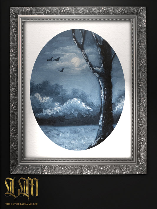 Nocturnal Flight - Limited Edition Miniature Unframed Fine Art Print