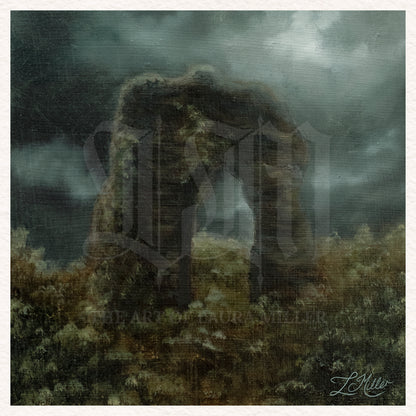 "Stormy Skies & Ruins" Unframed Fine Art Print
