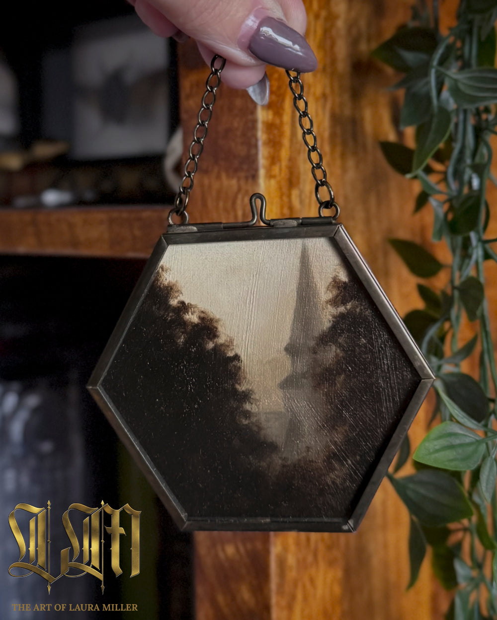 Veiled Spire - Original Oil Painting